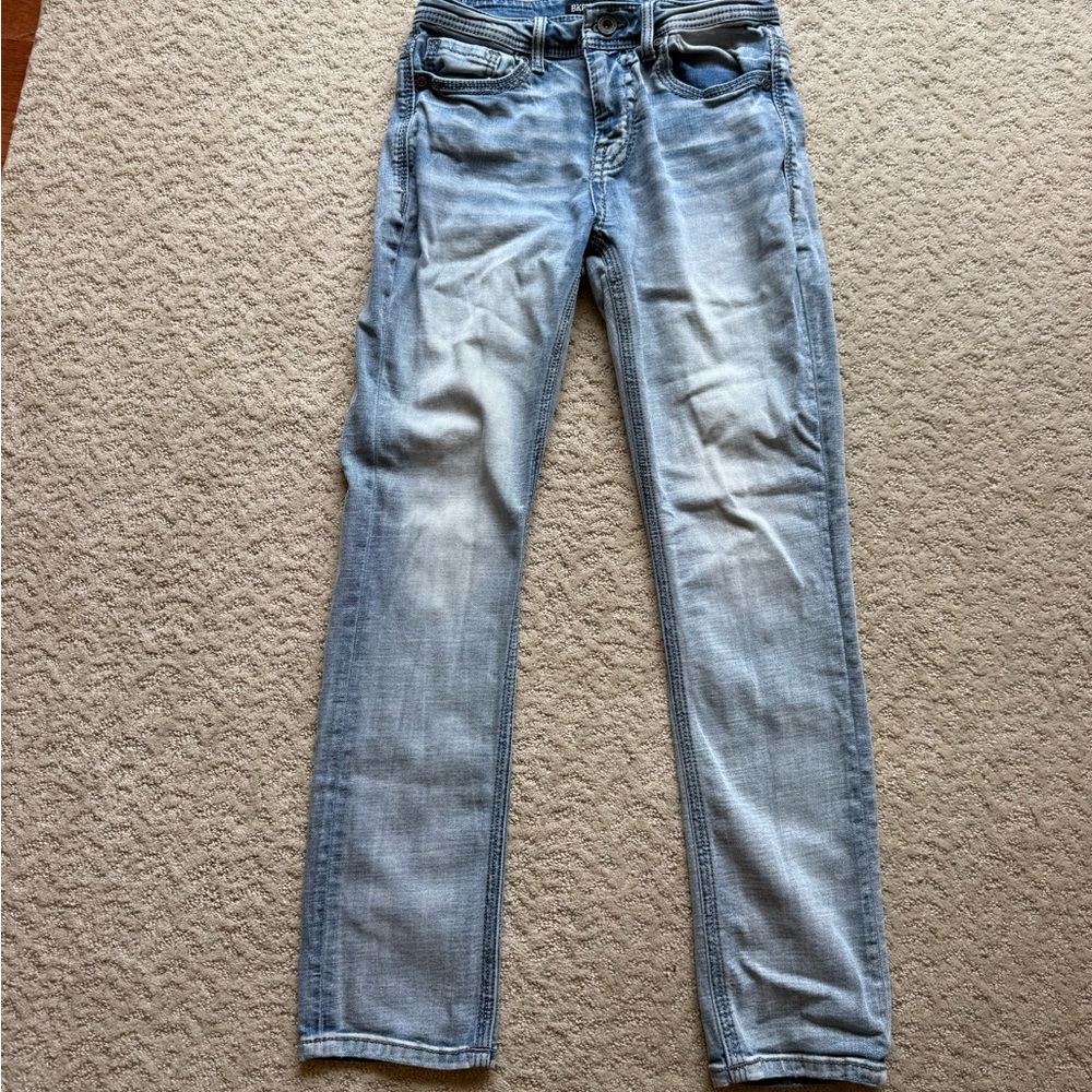 BKE Men’s Skinny Jeans - Light Blue Wash